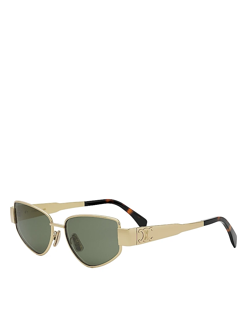 Celine Triomphe Cat Eye Sunglasses, 55mm