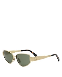 Celine Triomphe Cat Eye Sunglasses, 55mm