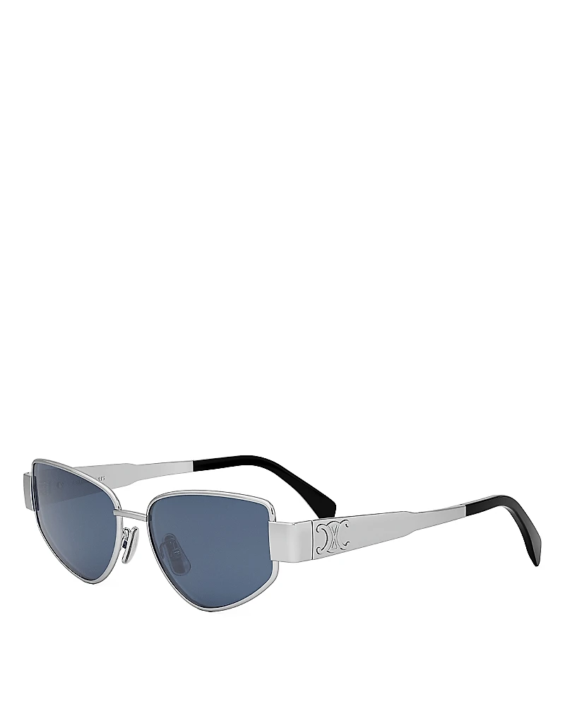 Celine Triomphe Cat Eye Sunglasses, 55mm