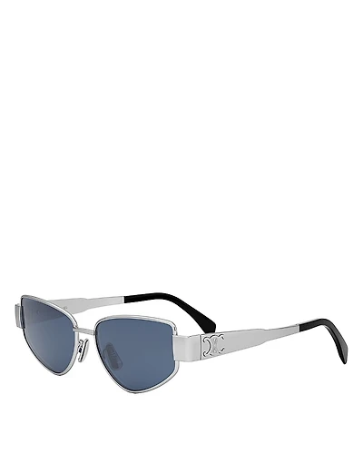 Celine Triomphe Cat Eye Sunglasses, 55mm