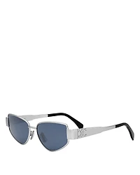 Celine Triomphe Cat Eye Sunglasses, 55mm