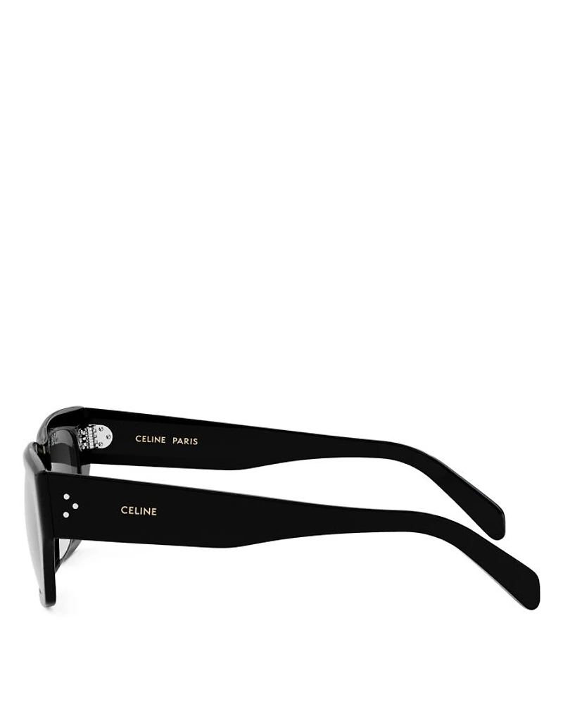 3 Dots HD Geometric Sunglasses, 53mm