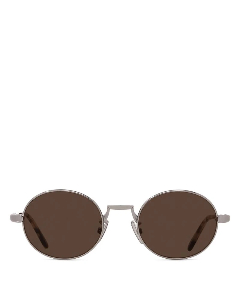 Slim Oval Sunglasses, 48mm