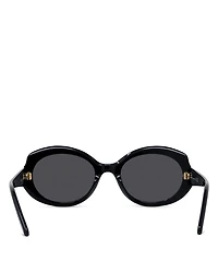 Slim Geometric Sunglasses, 54mm