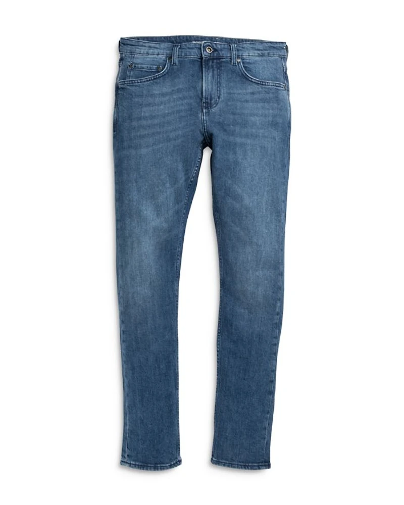 Oaro Slim Fit Italian Denim Jeans Bright Blue