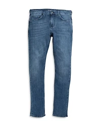 Oaro Slim Fit Italian Denim Jeans Bright Blue