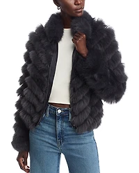 Love Token Reversible Faux Fur Jacket