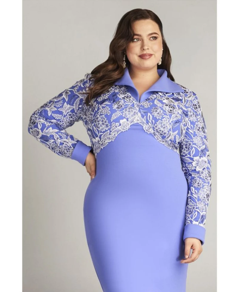 Plus Hutton Collar Dress