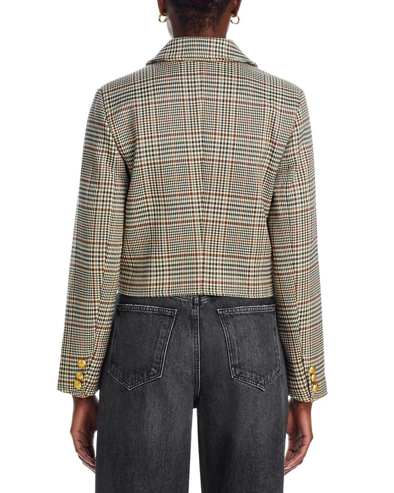 Plaid Four Pocket Jacket