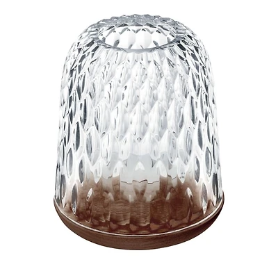 Folia Small Dark Wood Lamp