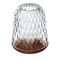 Folia Small Dark Wood Lamp