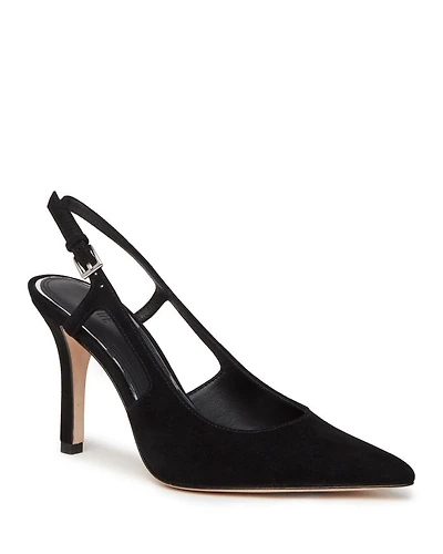 Women's Samara Pointed Toe High Heel Slingback Pumps