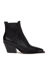 Women's Lyra Pointed Toe Stretch Block Heel Ankle Boots