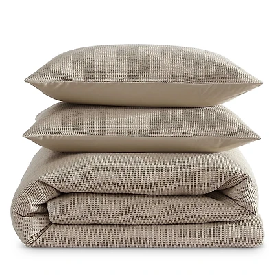 Calvin Klein Microwaffle Melange 3 Piece Comforter Set