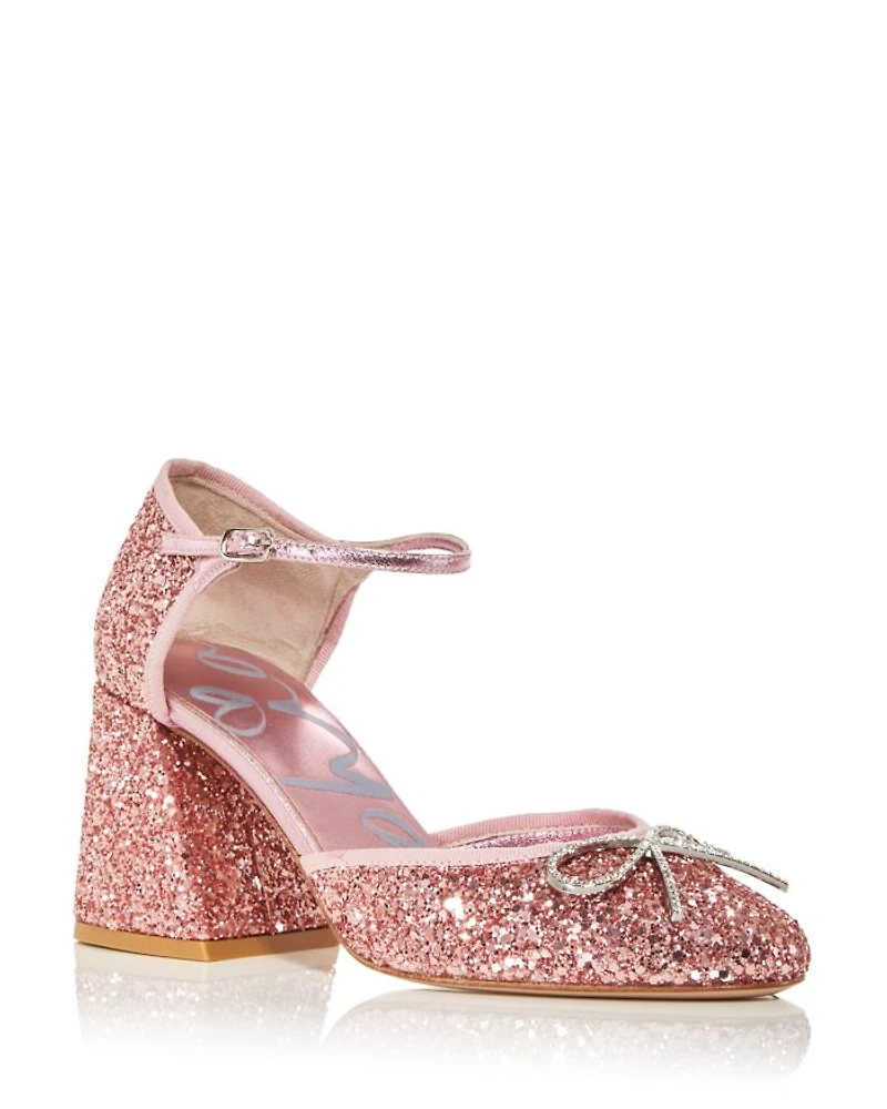Women's Pirouette Bow Embellished Pumps