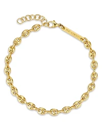 Zoe Chicco 14K Yellow Gold Heavy Metal Puff Mariner Link Chain Bracelet