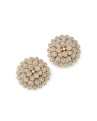 Bloomingdale's Diamond Pave Flower Stud Earrings