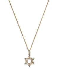 Bloomingdale's Diamond Star of David Pendant Necklace