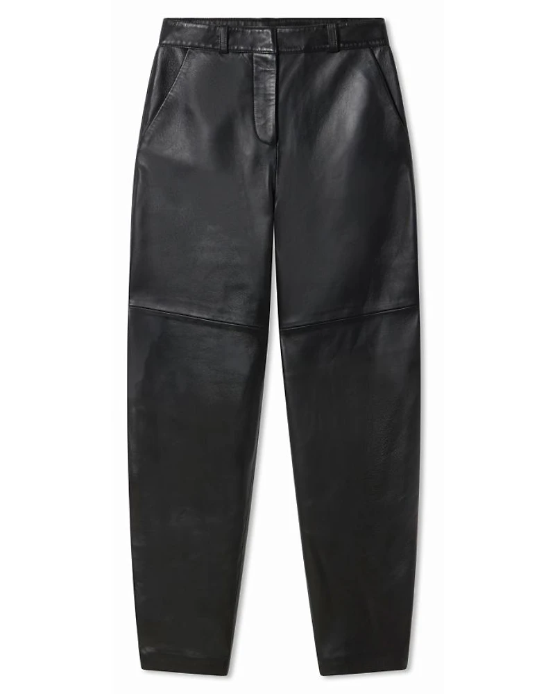 High Waist Leather Balloon Pants