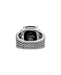 Wheaton Ring with Black Onyx and Diamonds