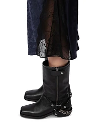 Jayla Jacquard Silk Skirt