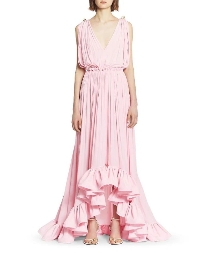 Long Dress With Ruffles