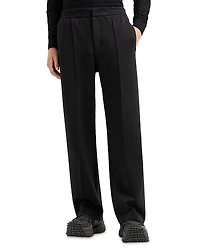 Emporio Armani Cotton Blend Double Jersey Regular Fit Pants
