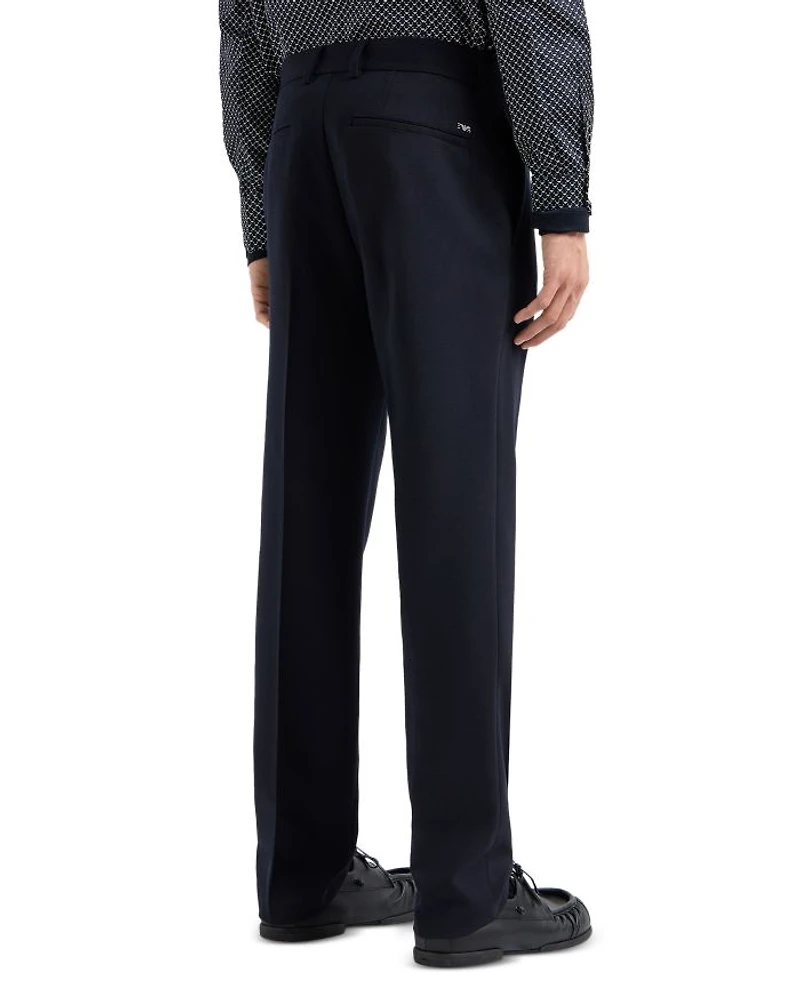 Bonded Cotton Stretch Regular Fit Pants