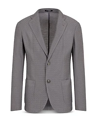 Modern Fit Ultra Lightweight Wool Jacquard Knit Sport Jacket
