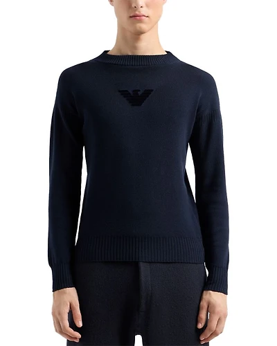 Embroidered Eagle Logo Sweater