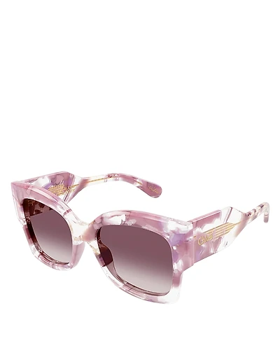 Chloe Gayia Butterfly Sunglasses, 55mm