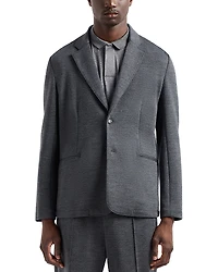 Emporio Armani Travel Essentials Jersey Regular Fit Suit Jacket