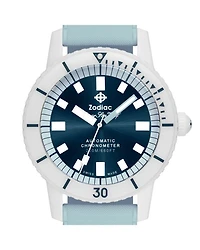 Ceramic Compression Diver Automatic Rubber Strap Watch