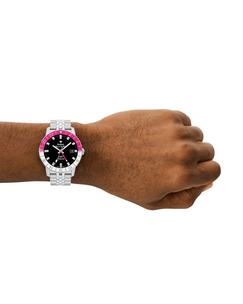 GMT Automatic Stainless Steel Watch