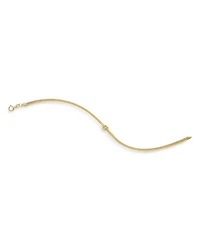 14K Yellow Gold Knotted Popcorn Link Bracelet