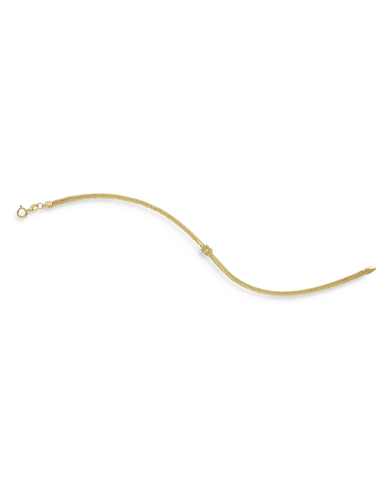 Alberto Amati 14K Yellow Gold Knotted Popcorn Link Bracelet