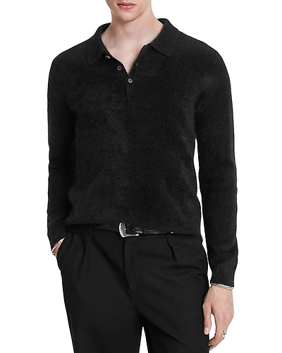 John Varvatos Verona Regular Fit Cashmere Polo Sweater