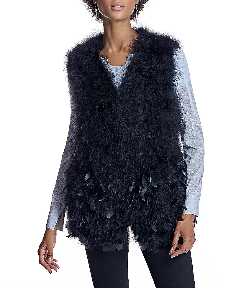 Maximilian Feather Vest