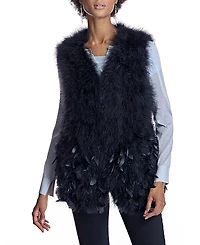Maximilian Feather Vest