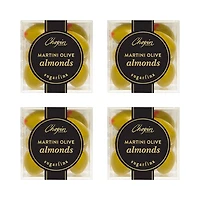 Sugarfina Martini Olive Chocolate Almonds Small Cube, Set of 4