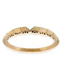 18K Yellow Gold Serpent Malachite & Diamond Stretch Bangle Bracelet - Exclusive
