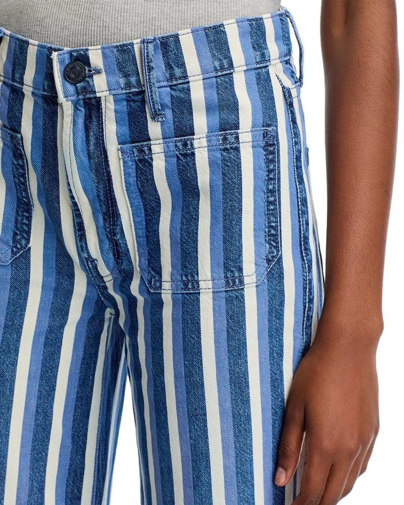 Patch Pocket Twister Sneaker Jeans Following Up