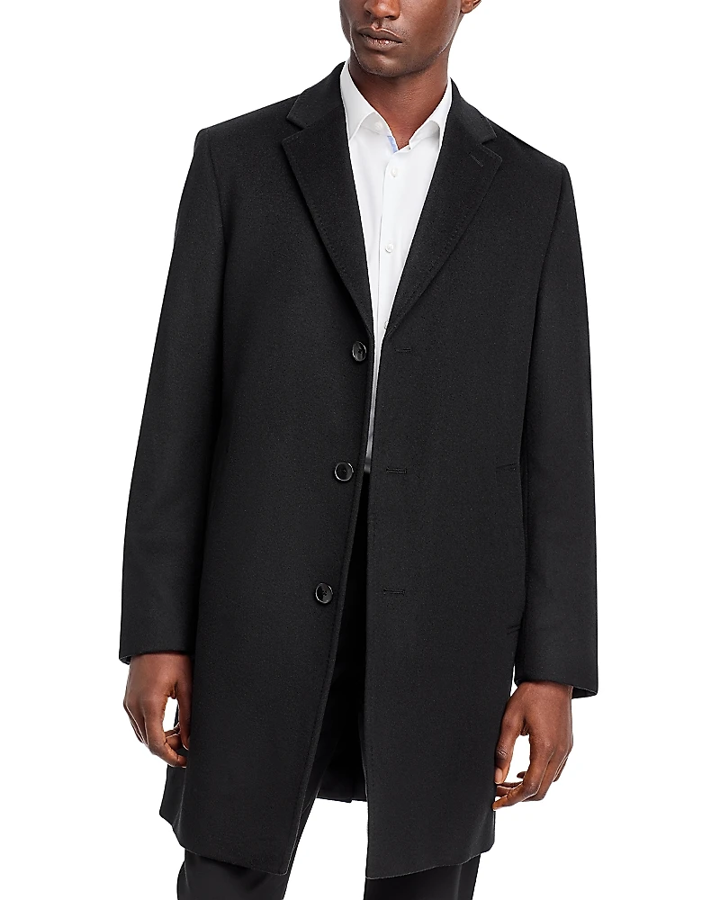 Boss Jared Wool & Cashmere Regular Fit Topcoat