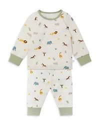Unisex Safari Print Pajama Set - Baby