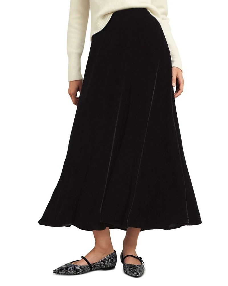 Charteris Velvet Skirt