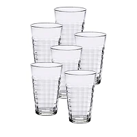 Duralex Prisme Clear 16.87 oz. Tumbler, Set of 6
