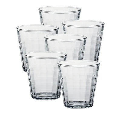 Duralex Prisme Clear 7.37 oz. Tumbler, Set of 6