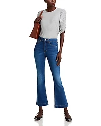 Carson Kick Flare Jeans Bright Blue