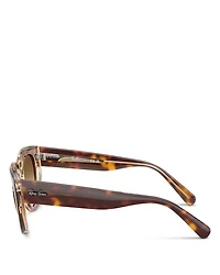 Doreen Square Sunglasses, 52mm