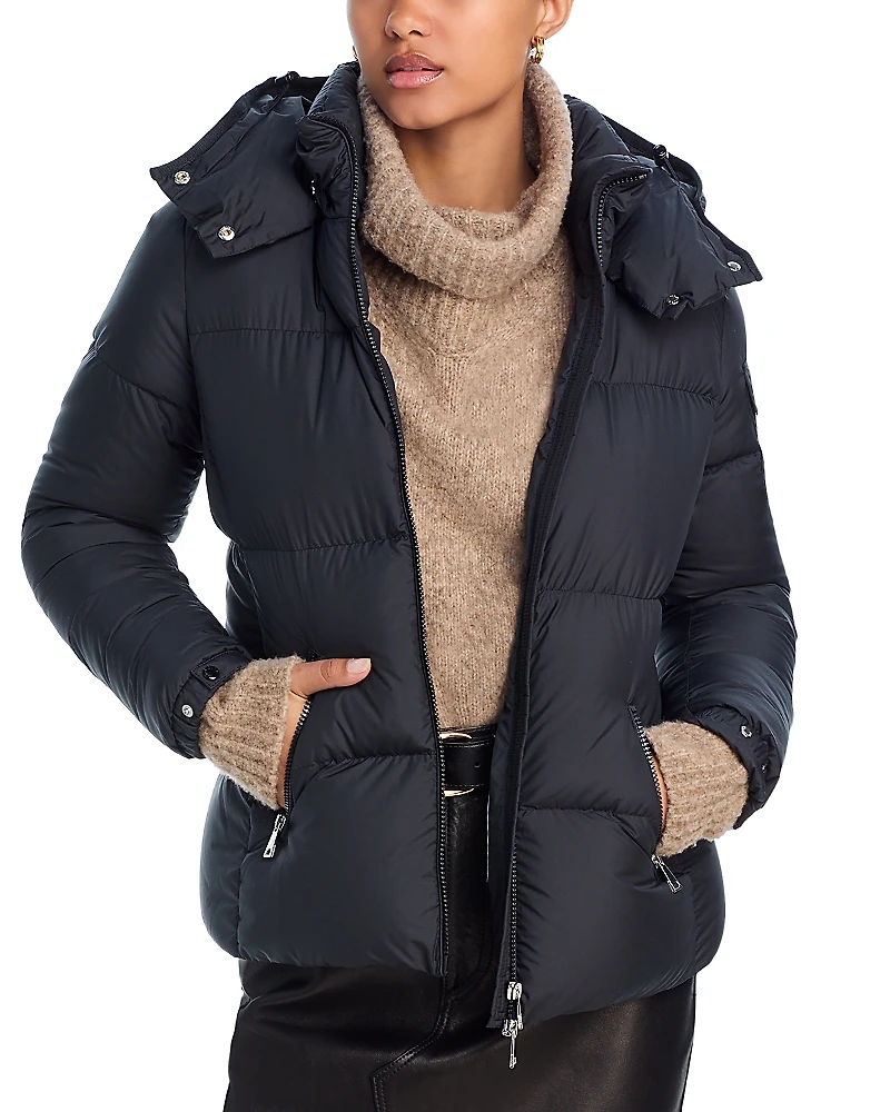 Moncler Fourmines Hooded Down Jacket